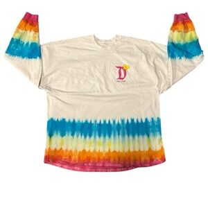 Disneyland Jersey Shirt Tie-Dye Long Sleeve